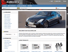 Tablet Screenshot of buycoilovers.com